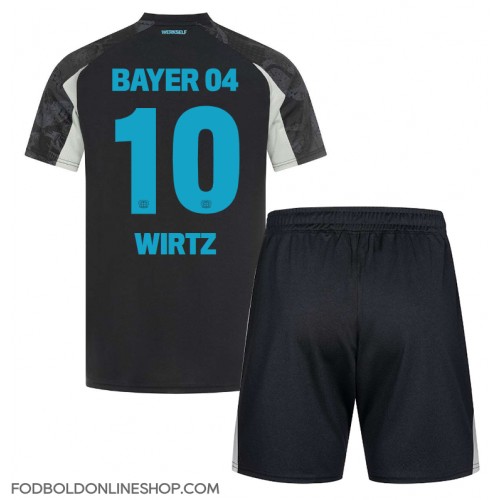 Bayer Leverkusen Florian Wirtz #10 Tredje trøje Børn 2024-25 Kortærmet (+ Korte bukser)